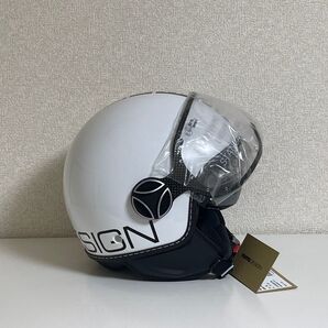 MOMO FGTR Evo Mono ジェットヘルメット ホワイト 【Mサイズ】 MOMO DESIGN モモデザイン