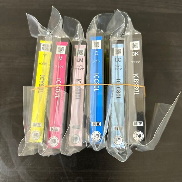 EPSON エプソン 純正 インクカートリッジ とうもろこし IC6CL80L 6色パック 増量 未開封品