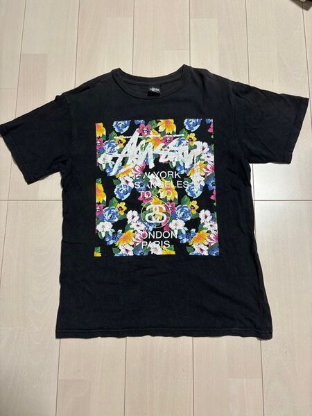 Stssy ステューシー 花 Tシャツ Sサイズ