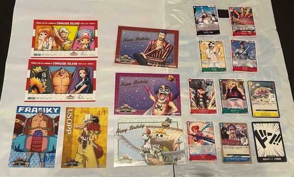 ONE PIECE 麦わらストア バースデーカード・ブロマイド ワンピース カード
