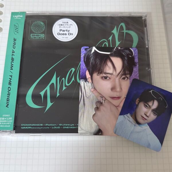 INI 3rd アルバム THE ORIGIN Winning ver.未再生CD・トレカ・ステッカー 3点セット 木村柾哉