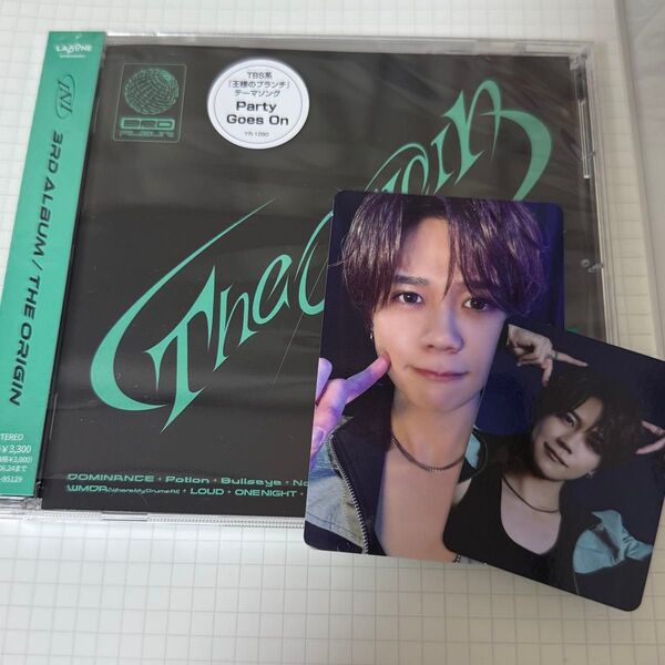 INI 3rd アルバム THE ORIGIN Winning ver.未再生CD・トレカ・ステッカー 3点セット 藤牧京介