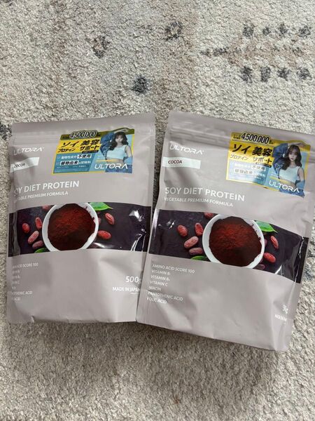 ウルトラ ソイダイエットプロテインプレミアム ココア風味 2袋