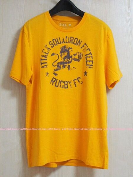 RALPH LAUREN ラルフローレン ラグビー ダメージ加工 T シャツ/M