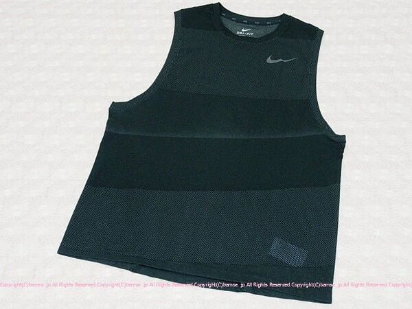 NIKE ナイキ DRI-FIT メッシュ素材 ノースリーブ タンクトップ/L