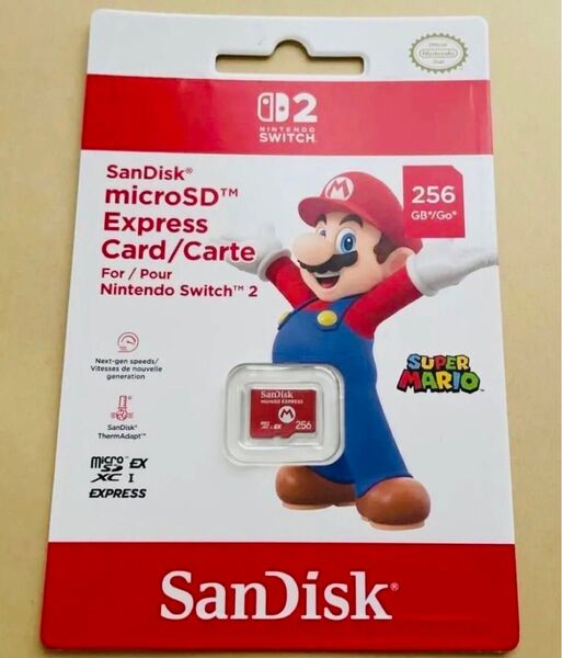 SanDisk microSD Express Card 256GB for Nintendo Switch2