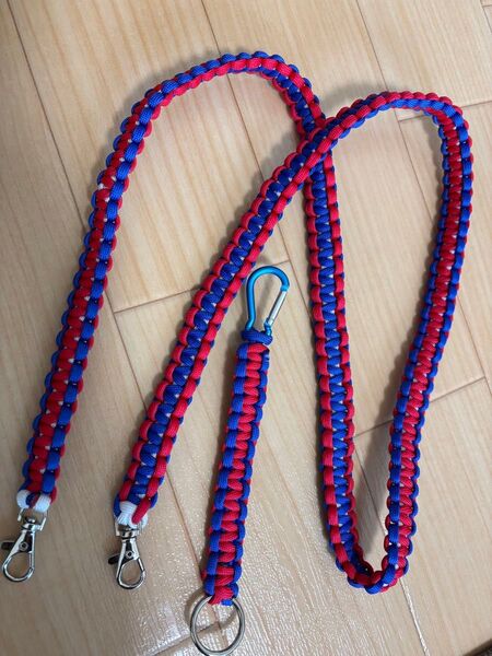 ハンドメイド パラコード ショルダーストラップオマケ付き