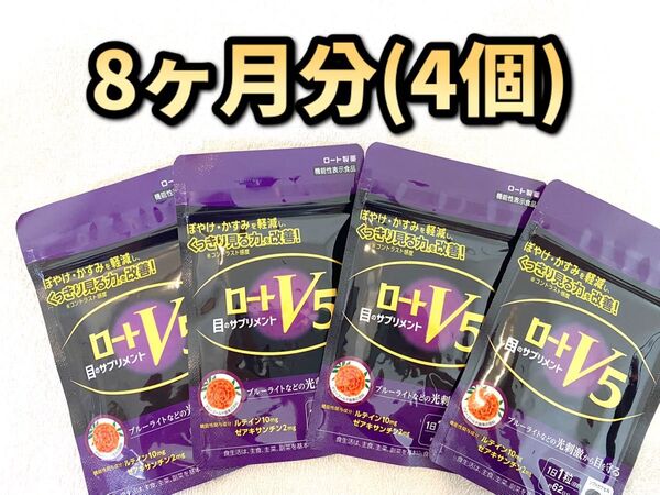 【計8ヵ月分】ロートV5 2か月分62粒入り×4個セット