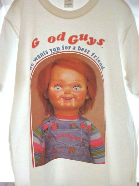 レア品 チャイルドプレイ Tシャツ God Guys チャッキー 白