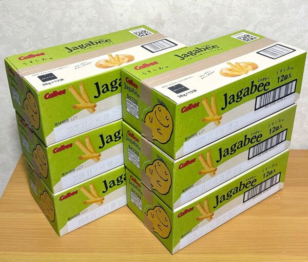 カルビー ジャガビー jagabee うすしお味 38g 12袋入り 6箱セット