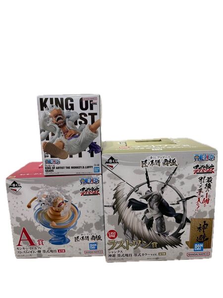 ワンピース 一番くじ フィギュア A賞 ルフィ ニカ ラストワン賞 シャンクス キングオブアーティスト 匠ノ系譜 覇極