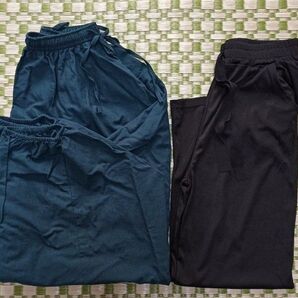 サルエルパンツ 冷感ズボン 夏服 2着 まとめ ズボン