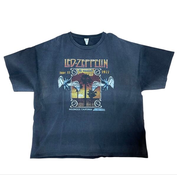 バンドTシャツ ブラック US古着 グランジ y2k レッド・ツェッペリン ビンテージ 90s 00s