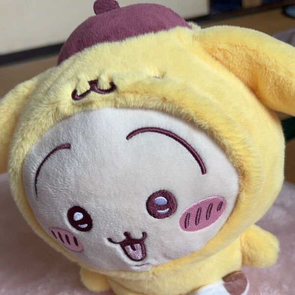 ちいかわ×サンリオキャラクターズ うさぎ×ポムポムプリン ぬいぐるみ