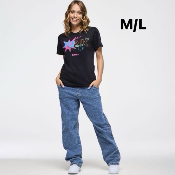 【新品】新作 ズンバ zumba ウェア トップス Tシャツ 半袖 メンズ レディース 黒 ピンク 青 M/L