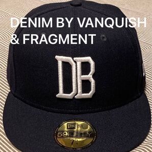 激レア!DENIM BY VANQUISH & FRAGMENT × New Era 59FIFTY キャップ 7 1/4 ↑