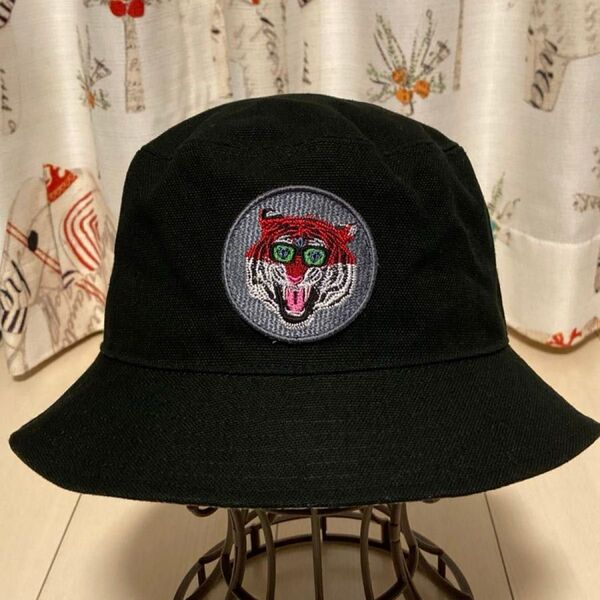 レア MULGA モルガ x CA4LA カシラ BUCKET HAT バケットハット ブラック ユニセックス