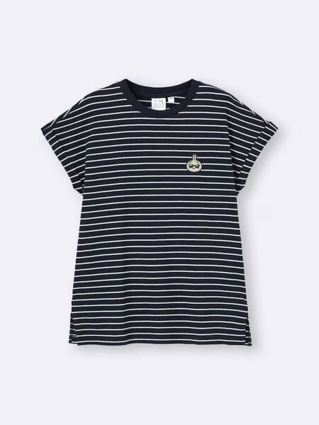 GU ちいかわ 半袖Tシャツ XLサイズ ボーダー ネイビー 新品