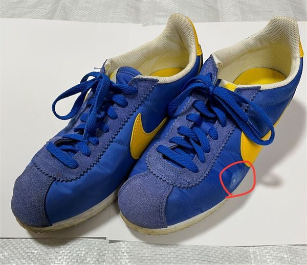 ナイキ コルテッツ ナイロン ブルー/イエロー 27.0cm NIKE CORTEZ