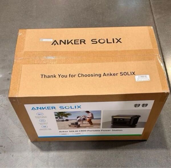ANKER SOLIX C800 Portable Power Station ポータブル電源 768Wh 1200W