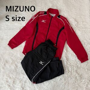 MIZUNO ミズノ ジャージ上下 上下セット メンズ サイズS 赤 黒 傷あり