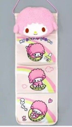 マイスウィートピアノ 壁掛けポケット ウォールポケット ピンク
