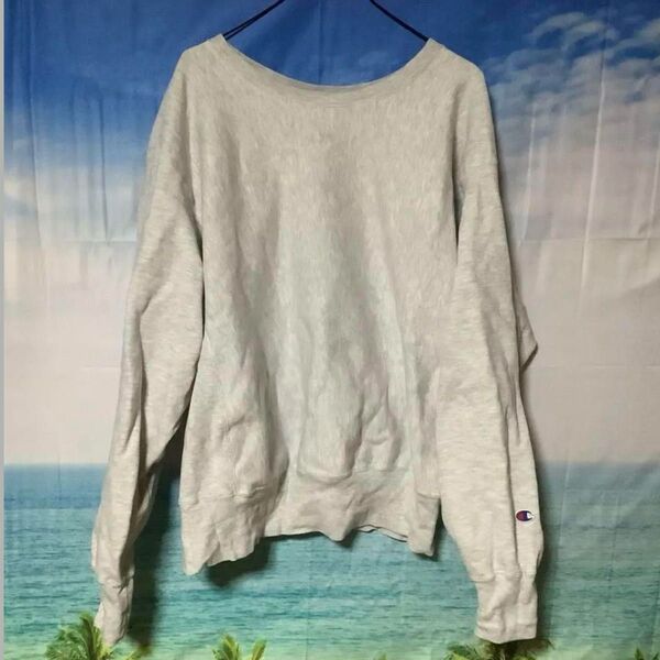 Champion REVERSE WEAVE チャンピオン スウェット トレーナー リバースウィーブ 目無し グレー Lサイズ