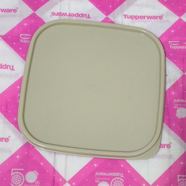 タッパーウェア MMスクエア 用 シール(蓋)ナッツベージュ Tupperware
