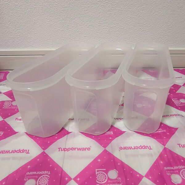 タッパーウェア 本体のみ スーパーオーバル#2(3個)Tupperware