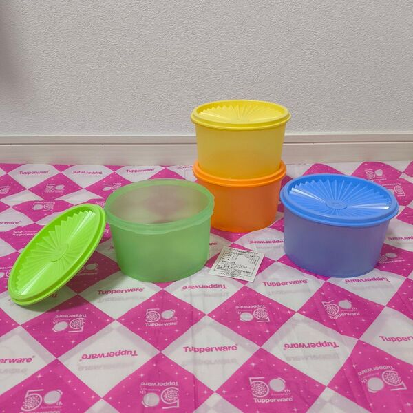 タッパーウェア カリビアン ミディデコレーター(4個)Tupperware