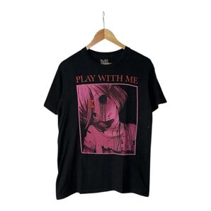 ドキドキ文芸部 Doki Doki Literature Club! PLAY WITH ME Tシャツ 黒 M ホラゲー