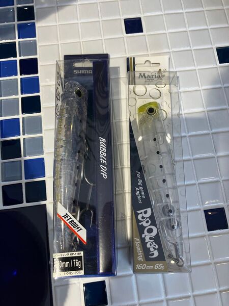 新品 ポップクイーン160 & バブルディップ180 マグロヒラマサ