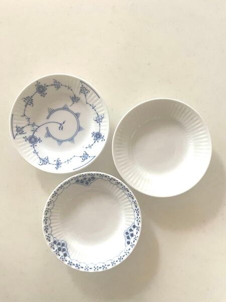 ロイヤルコペンハーゲン 小皿 豆皿 3枚セット ROYAL COPENHAGEN プレート 食器 ミニプレート