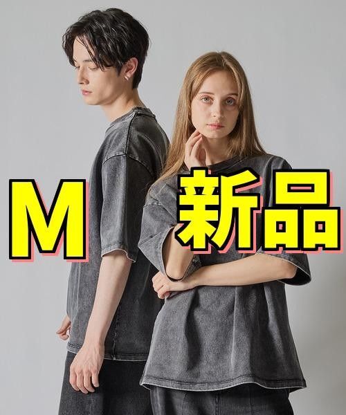 CLEL ハイヴィンテージデザインベーシック半袖Tシャツ グレー系(ヴィンテージチャコールグレー) Mサイズ