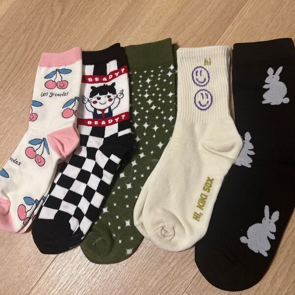 新品 ソックス 5足セット レディース 靴下 22〜25