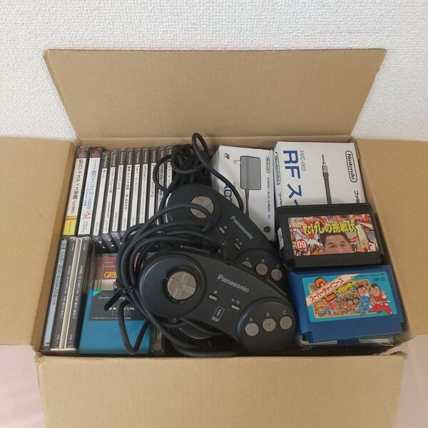 ゲーム関連 1箱 ジャンク (カセットビジョン、ファミコン、3DO、プレステ、64、バーチャルボーイ)