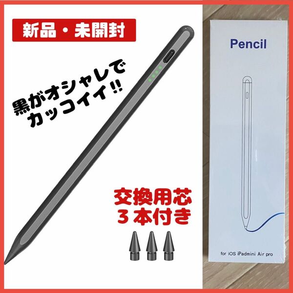 iPad ペンシル 2018年~2025年iPad対応 タッチペン アップルペンシル Apple Pencil代替 スタイラスペン