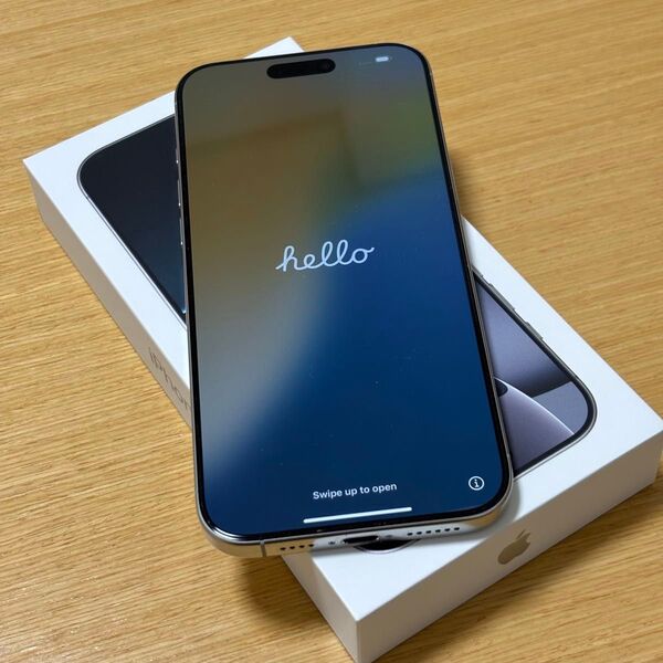 【試用のみ】Apple iPhone 16 Pro Max 256GB ホワイトチタニウム SIMフリー