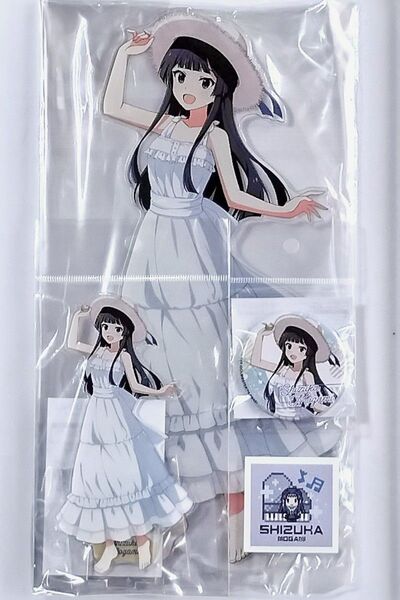 最上静香 サマードレスver.;アイドルマスター ミリオンライブ!アクリルスタンド2種,缶バッジ :アキバ・トリム★少し大きな