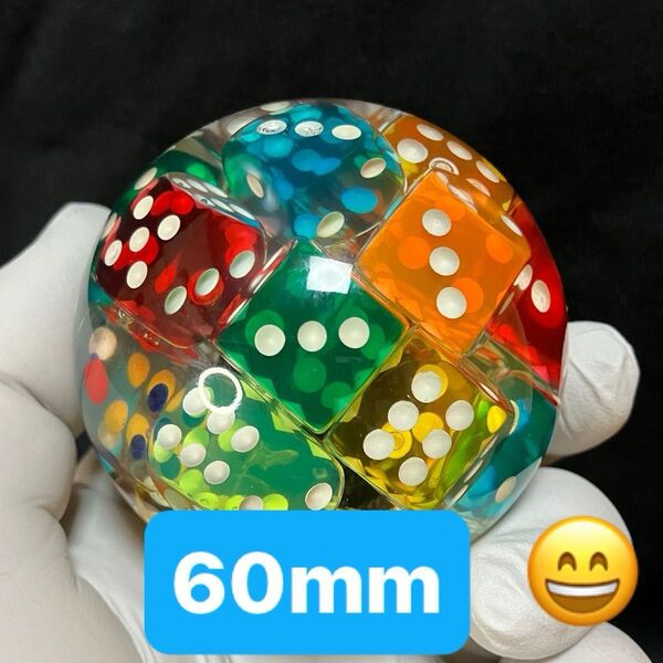 超〜お勧めサイコロシフトノブ球体レジン水中花昭和レトロ