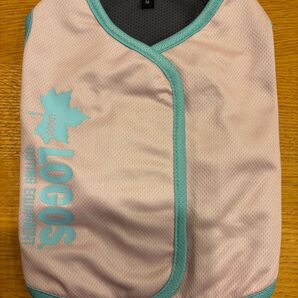 【新品同様】犬服 LOGOS(ロゴス)ひんやりフレンズ クールベスト 保冷剤付きブルー Mサイズ