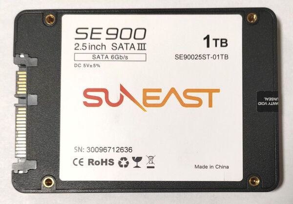 ジャンク品 Junk■SATA SSD SUNEAST SE90025ST-01TB 1TB SE900