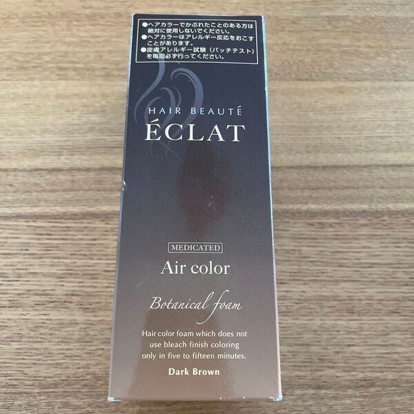 ヘアボーテ エクラ ボタニカル エアカラーフォーム ダークブラウン 80g