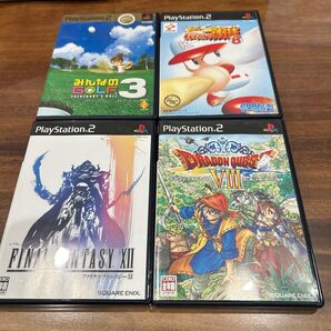 PS2 ソフト4本セット みんなのGOLF3 FF12 ドラクエ8