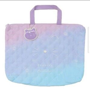 おけいこバッグ ファスナー 猫