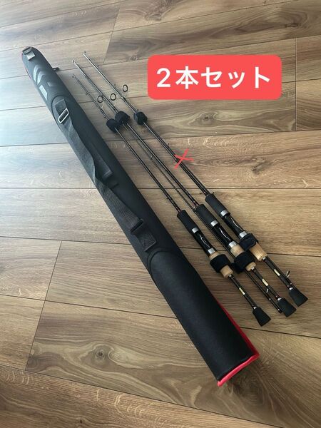 シマノ トラウトワン AS 2本セット ダイワ ハードケース付き新品自宅保管