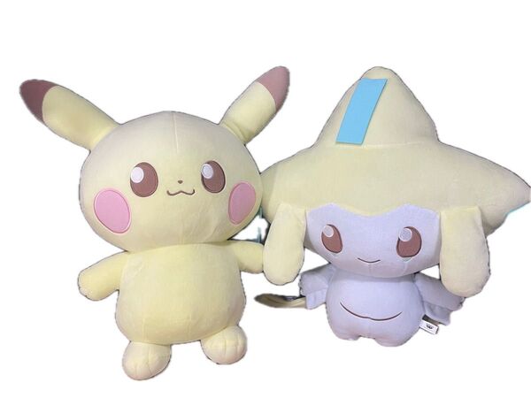 【新品タグ付き】ポケピース めちゃもふぐっと ぬいぐるみ Starry Night ジラーチ ピカチュウ