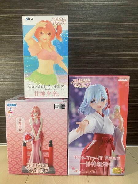 甘神さんちの縁結び Trio-Try-iT Figure 甘神朝姫Coreful Luminasta 甘神夕奈 3体セット
