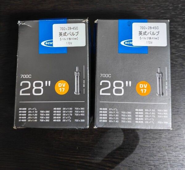 700x28-45C 英式バルブ