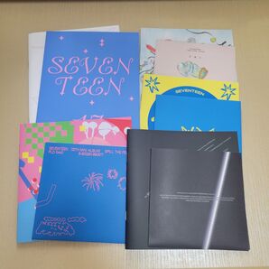 seventeen 韓国 アルバム 5種 まとめ 未使用 K-POP CD セブチ